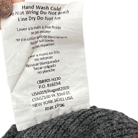 Carhartt youth gray cuffed beanie warm winter snow hat gender neutral - Picture 6 of 6